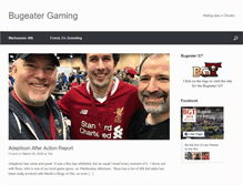 Tablet Screenshot of bugeatergames.com